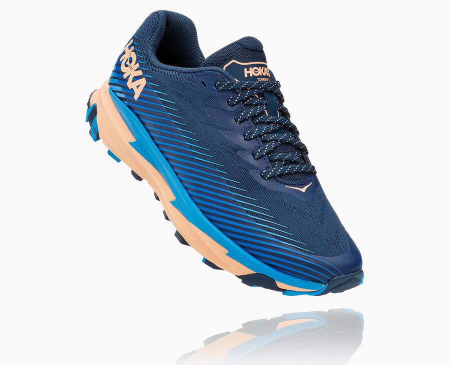 Hoka One One Trail Schoenen Dames - Torrent 2 - Blauw - SL6207543